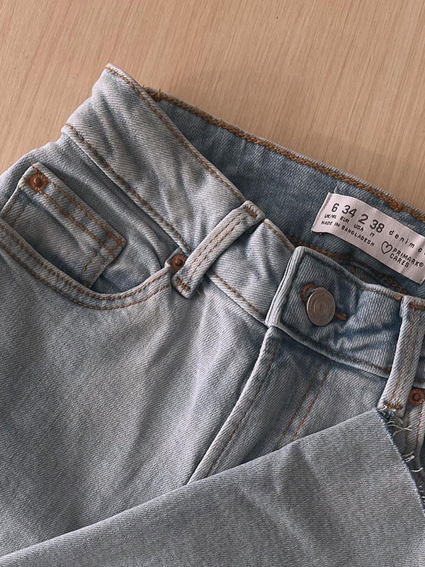 شلوار مام فیت Denim