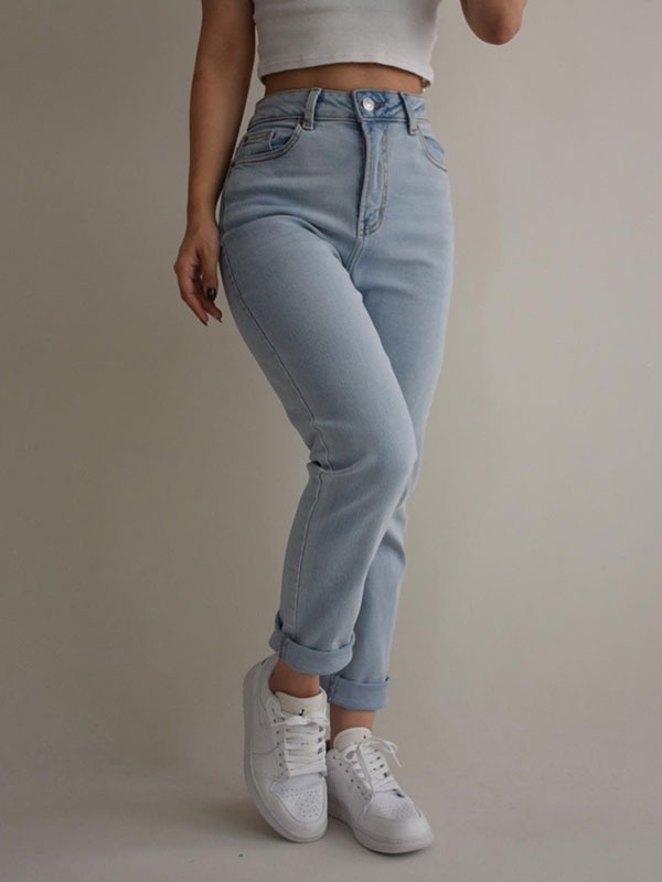 شلوار مام فیت Denim