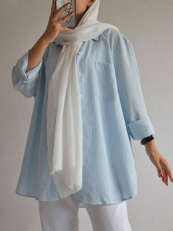 شومیز راه راه Avan