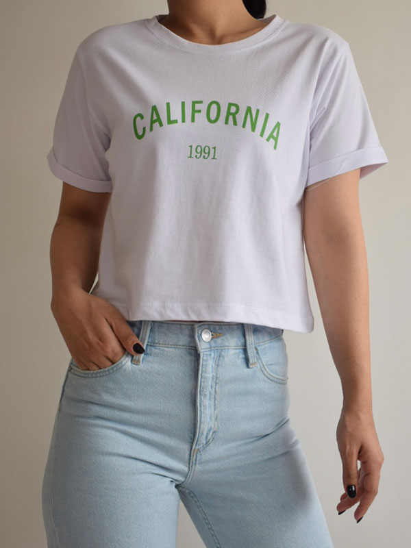 تیشرت کراپ California