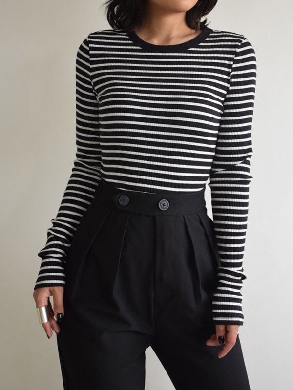 بلوز کبریتی راه راه H&M