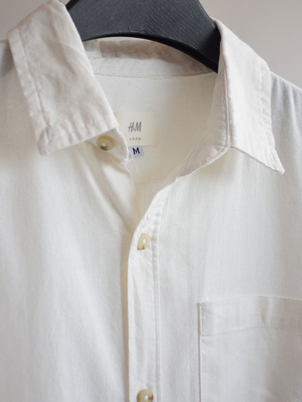 شومیز لینن نچرال H&M