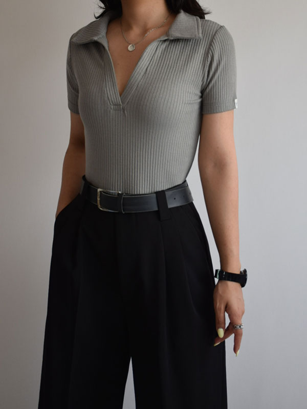 کراپ یقه شکاری