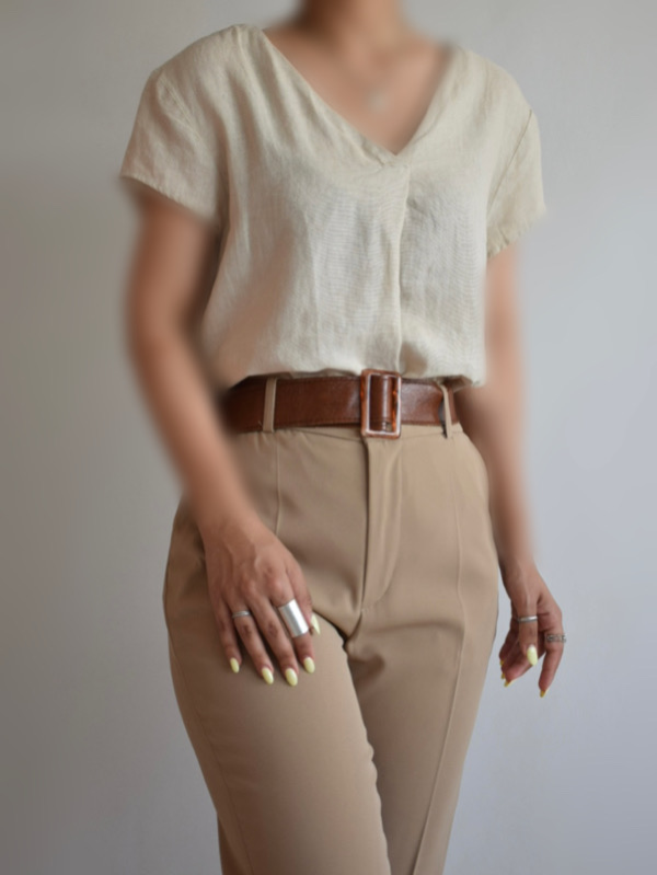 بلوز لینن CUTTIE