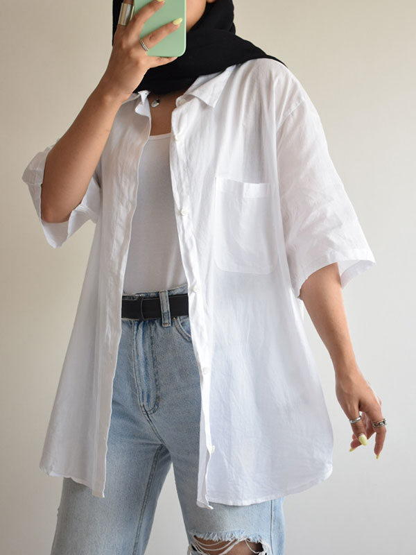 شومیز سفید H&M