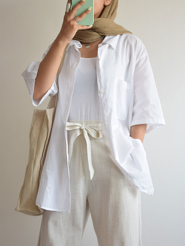 شومیز سفید H&M