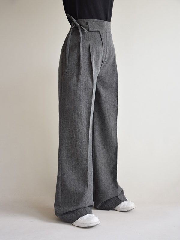 شلوار واید کمر پاپیونی