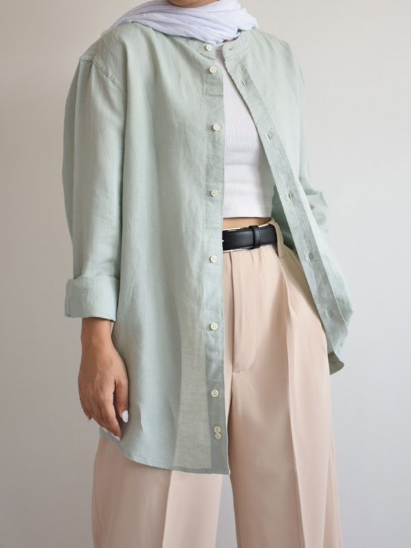 شومیز لینن ZARA