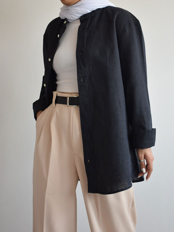 شومیز لینن ZARA