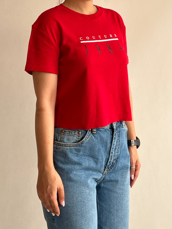 تیشرت کراپ Tally