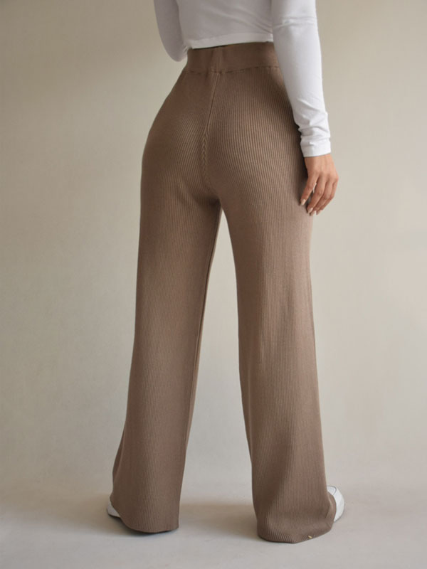 شلوار بافت نیم بگ