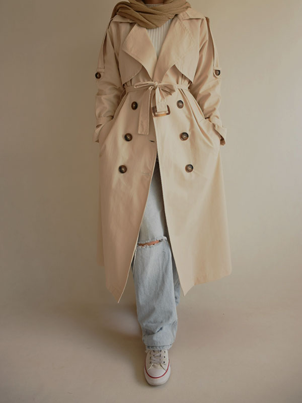 ترنچ کت بلند Classic