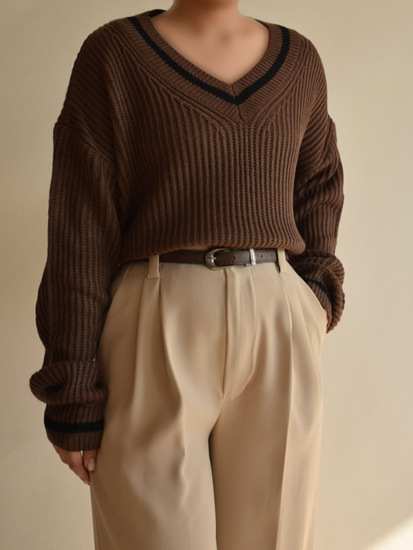 پلیور یقه هفت Shein