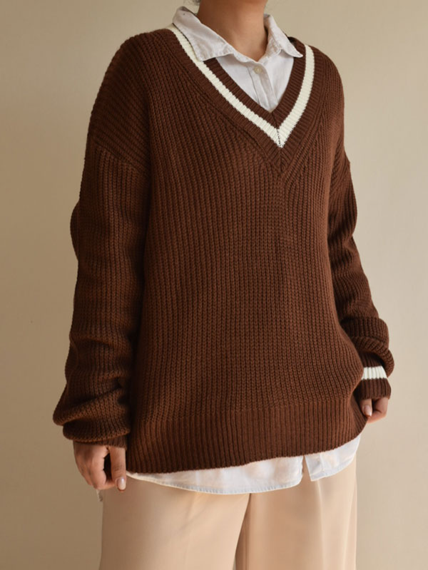 پلیور یقه هفت Shein