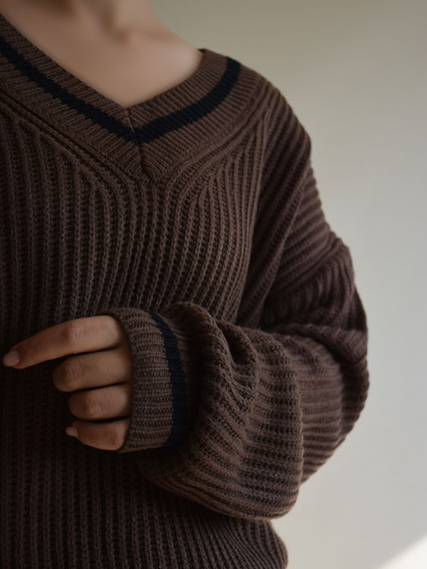 پلیور یقه هفت Shein