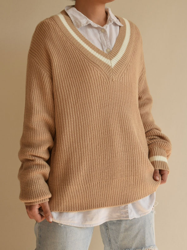 پلیور یقه هفت Shein