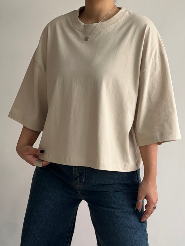 تیشرت کراپ ZARA