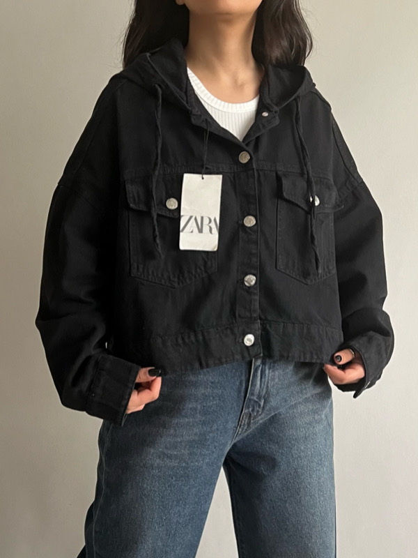کت کلاه‌دار ZARA