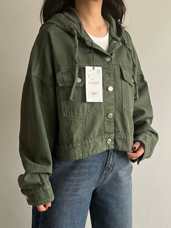 کت کلاه‌دار ZARA