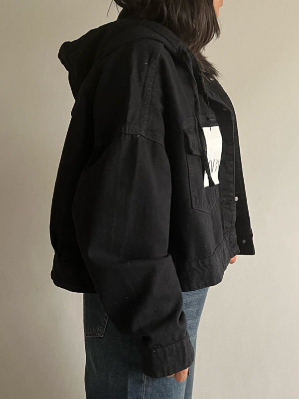 کت کلاه‌دار ZARA
