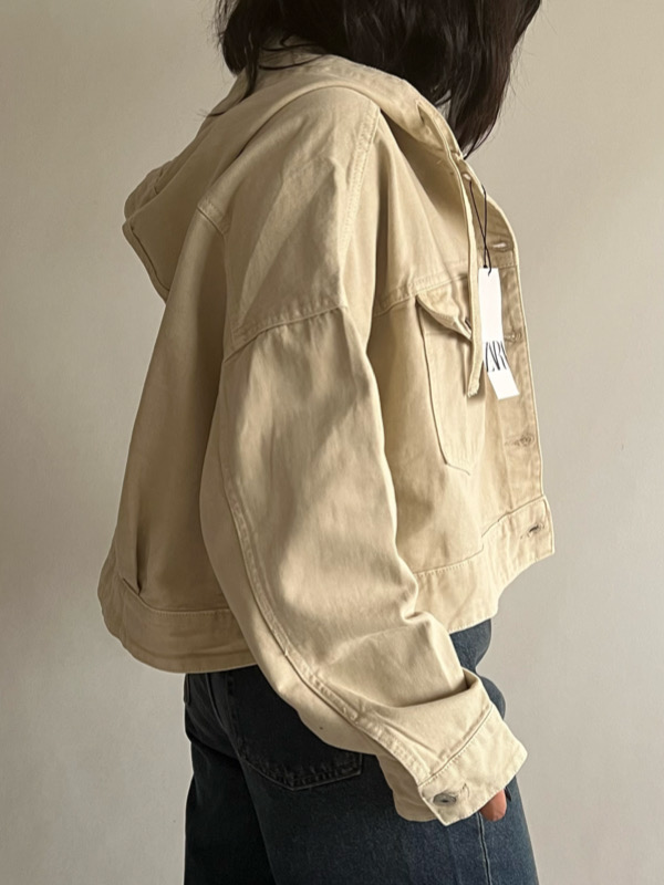 کت کلاه‌دار ZARA