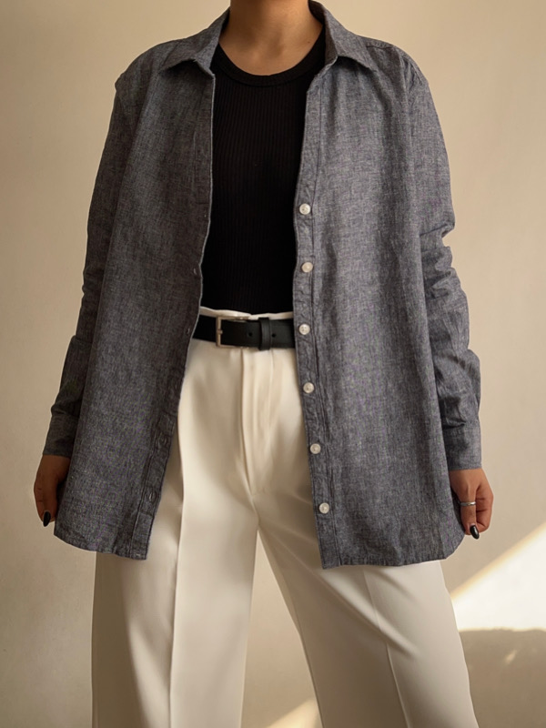 شومیز یقه هفت H&M