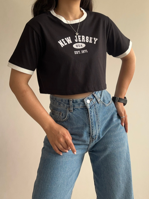 تیشرت کراپ New Jersey
