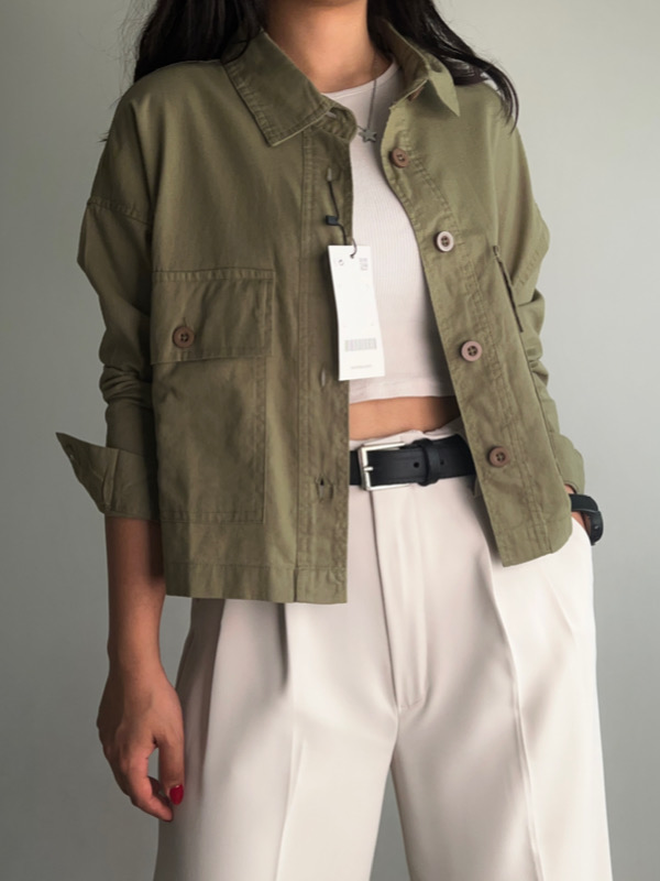 شومیز کراپ Bershka