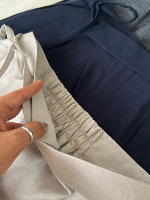 شلوار واید کمر پاپیونی