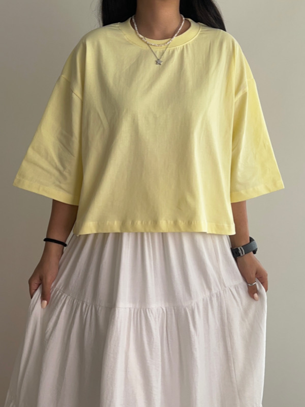 تیشرت کراپ ZARA