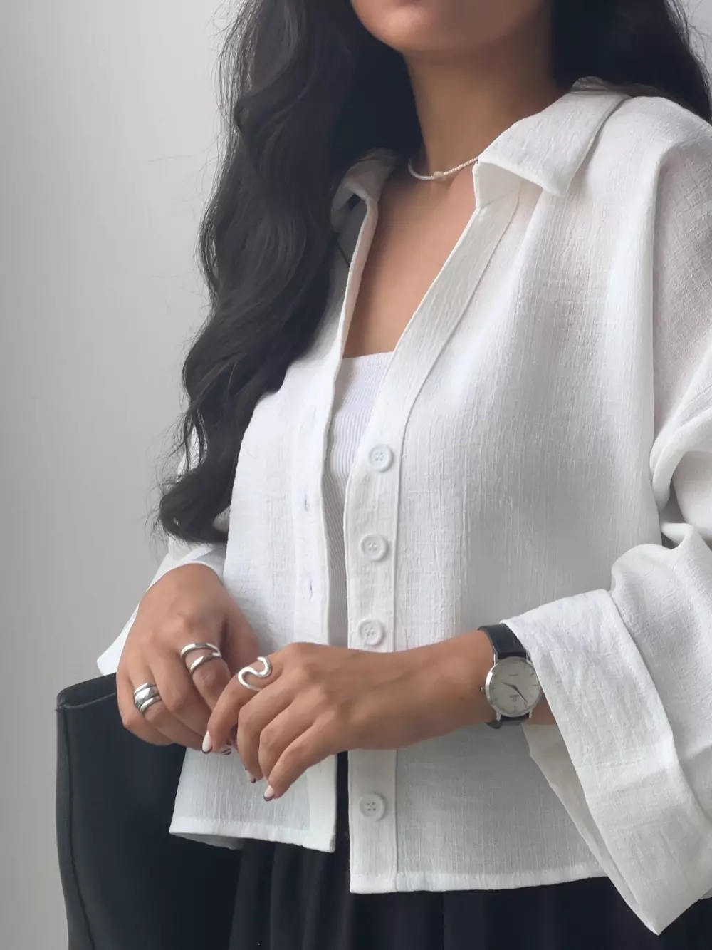 شومیز زنانه کراپ