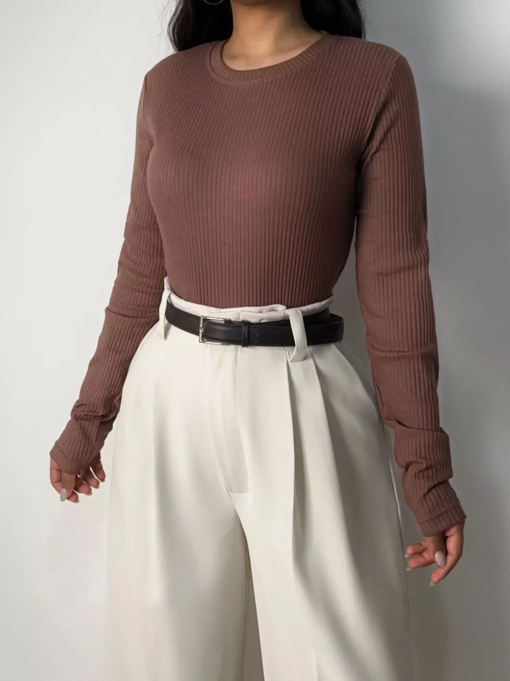 بلوز یقه گرد Tina