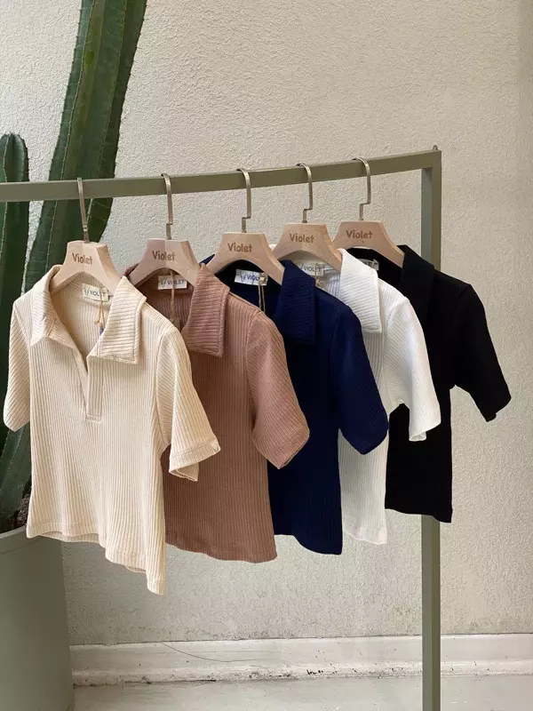 کراپ یقه شکاری