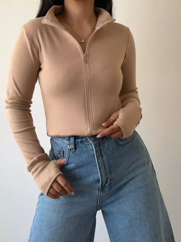 کراپ جلو زیپ