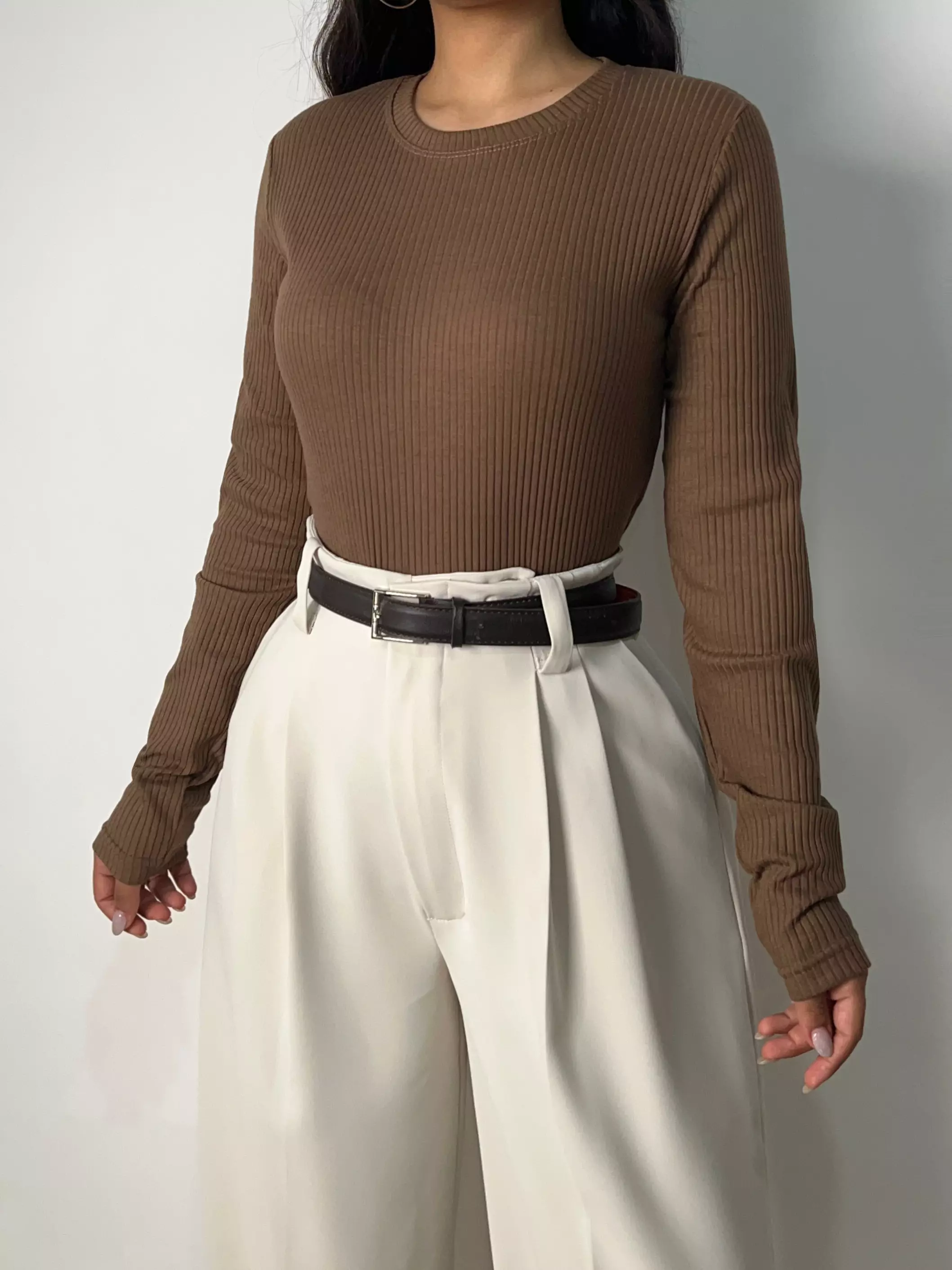 بلوز یقه گرد Tina