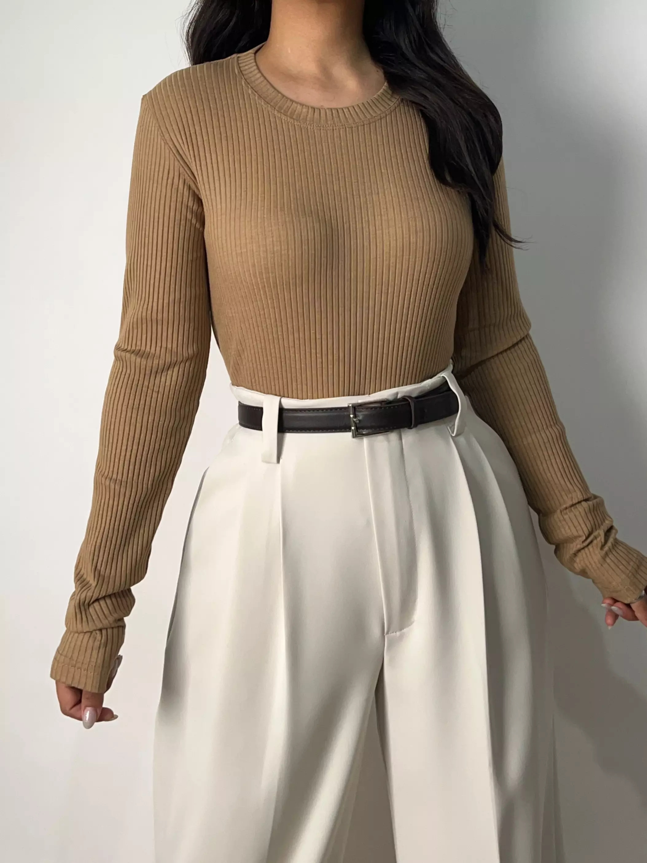 بلوز یقه گرد Tina