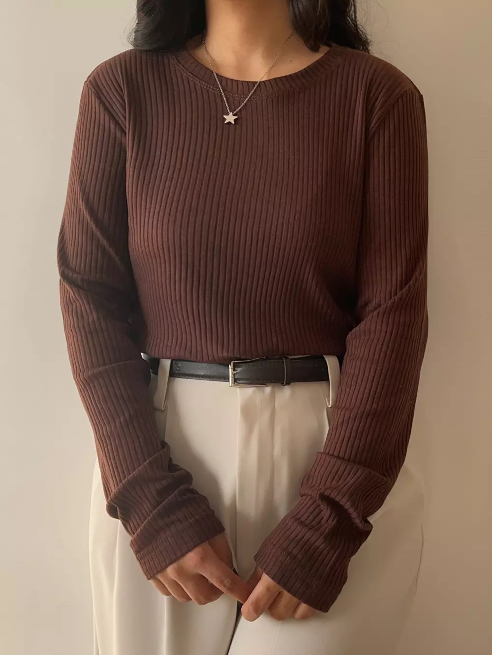 بلوز یقه گرد Tina