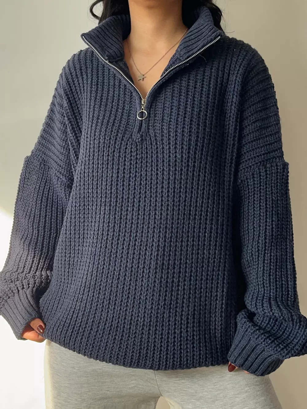 پلیور نیم زیپ Wool