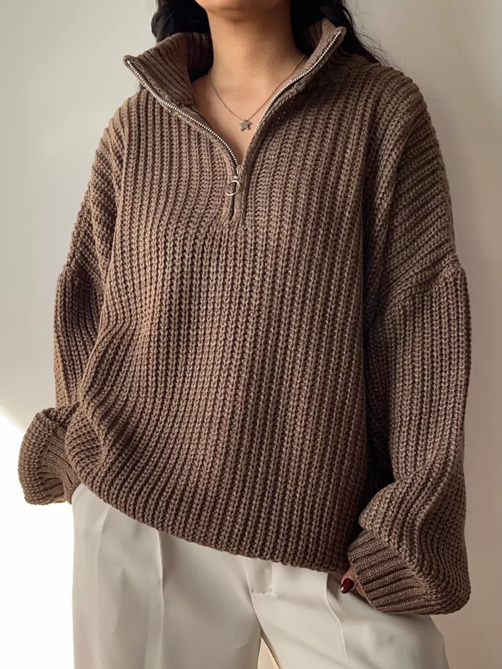 پلیور نیم زیپ Wool