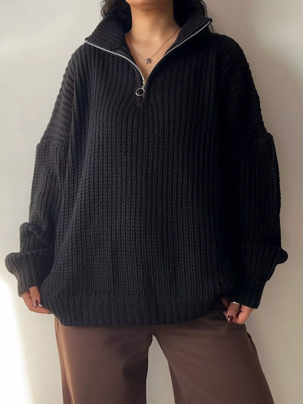 پلیور نیم زیپ Wool