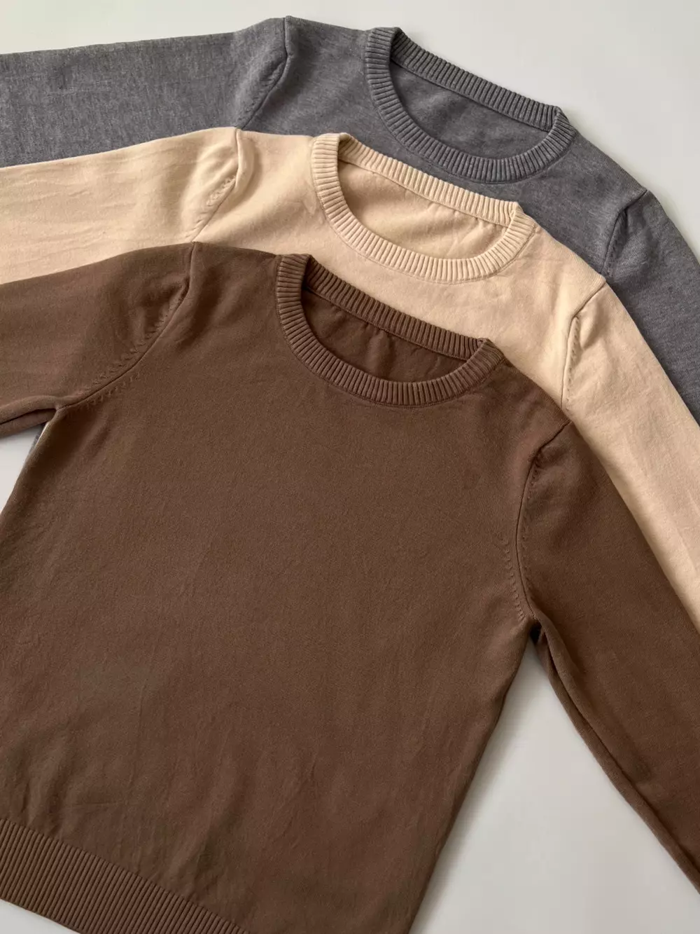 بلوز بافت یقه گرد