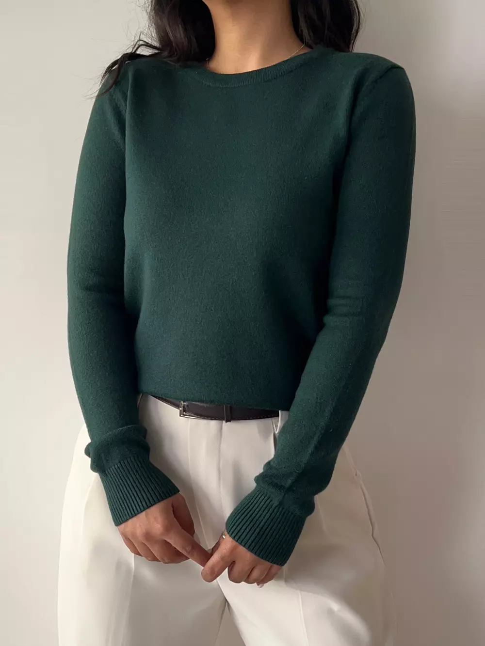 بلوز بافت یقه گرد