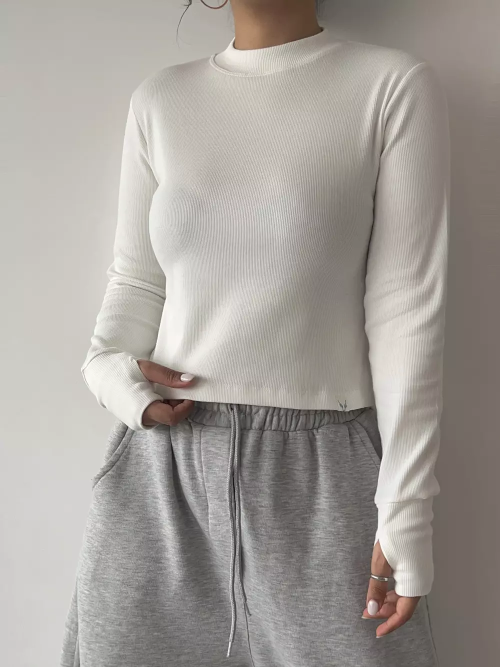 بلوز کراپ فینگردار