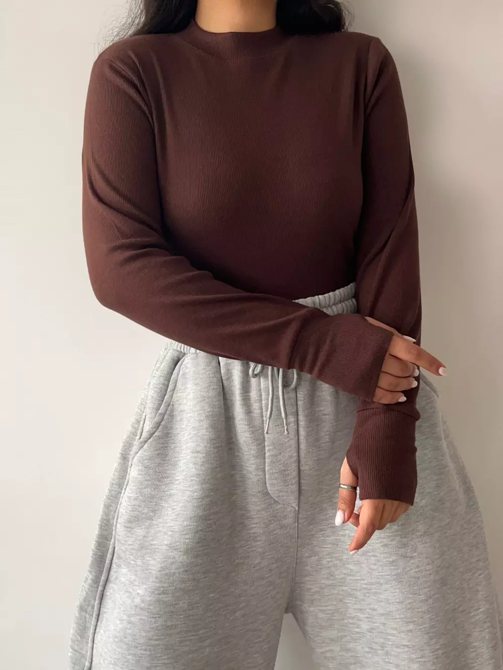 بلوز کراپ فینگردار