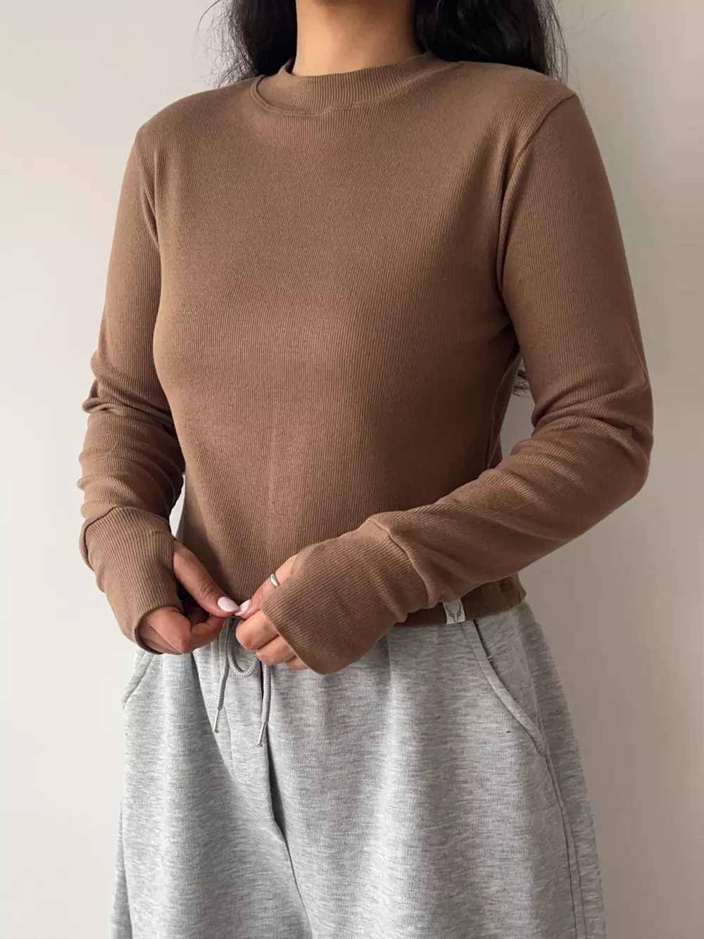 بلوز کراپ فینگردار