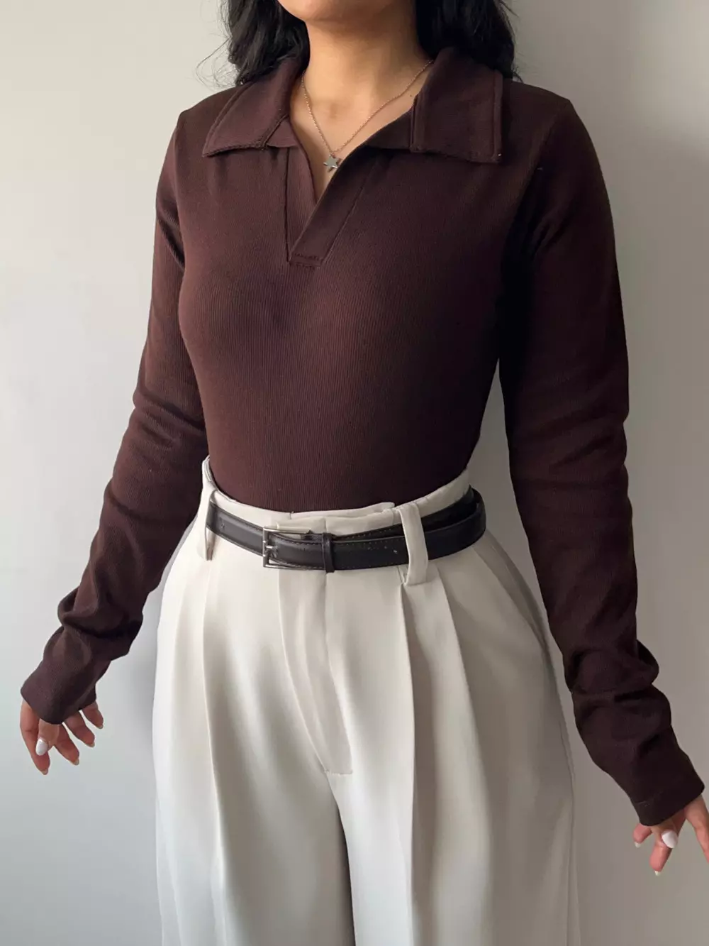 یقه شکاری کشبافت