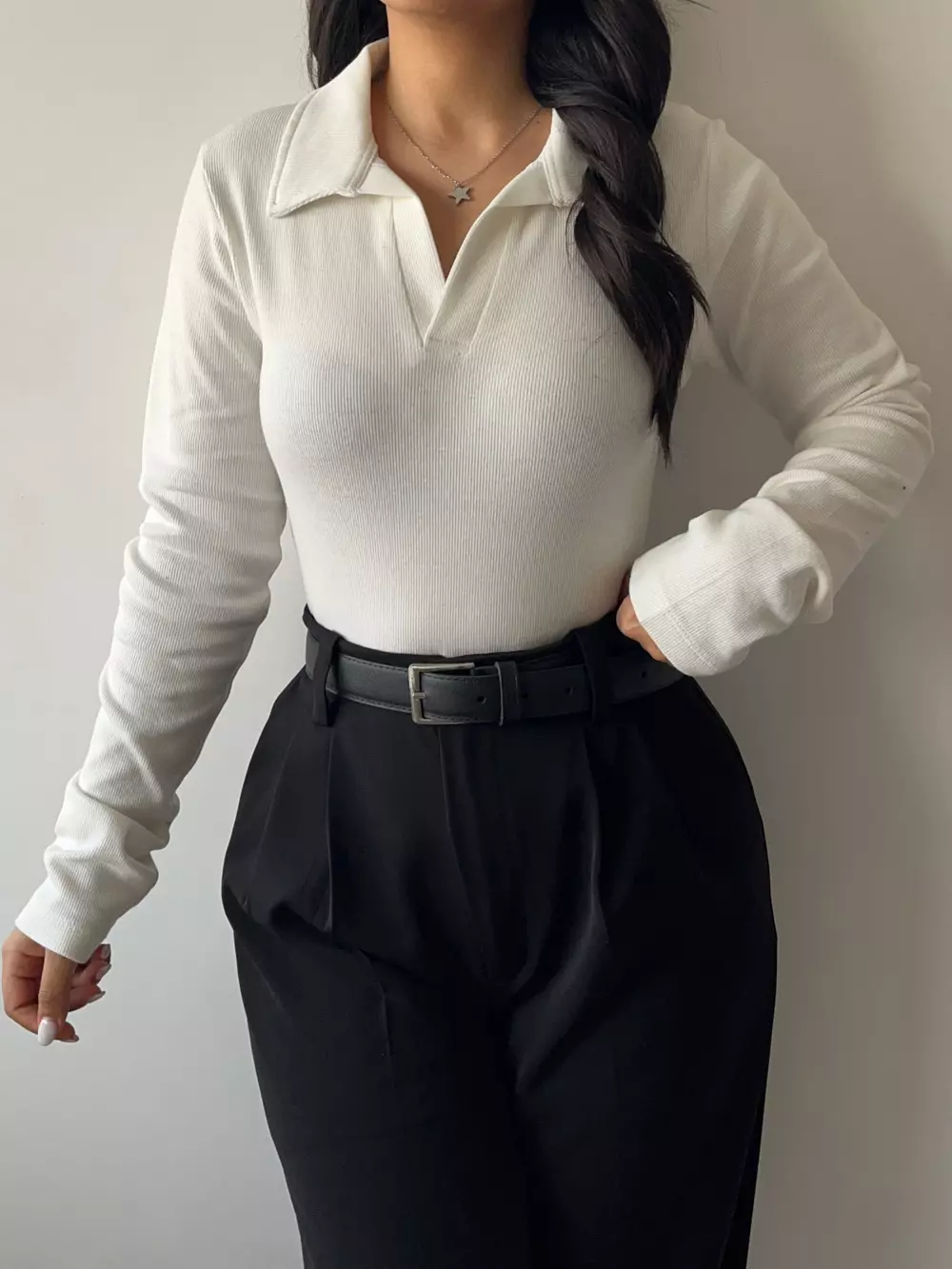 یقه شکاری کشبافت